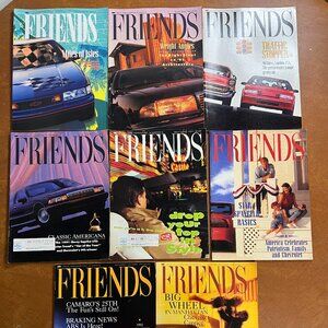 Lot of 8 Chevrolet Friends‎ Owners Magazine 1990-1991